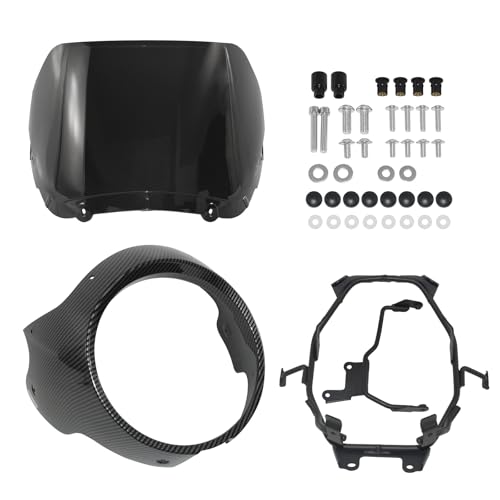 FIRECARP バイク用 ビキニカウル スクリーン GB350/GB350S Amazon | FIRECARP バイク用 ビキニカウル フロントガラス スクリーン